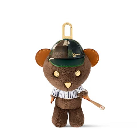 LV Louis Bear Bag Charm