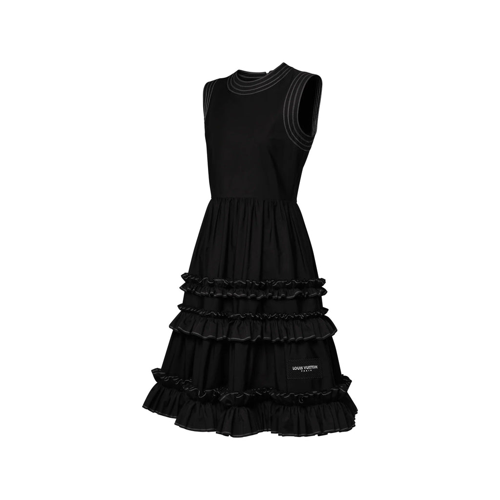 Ruffle Trim Dress