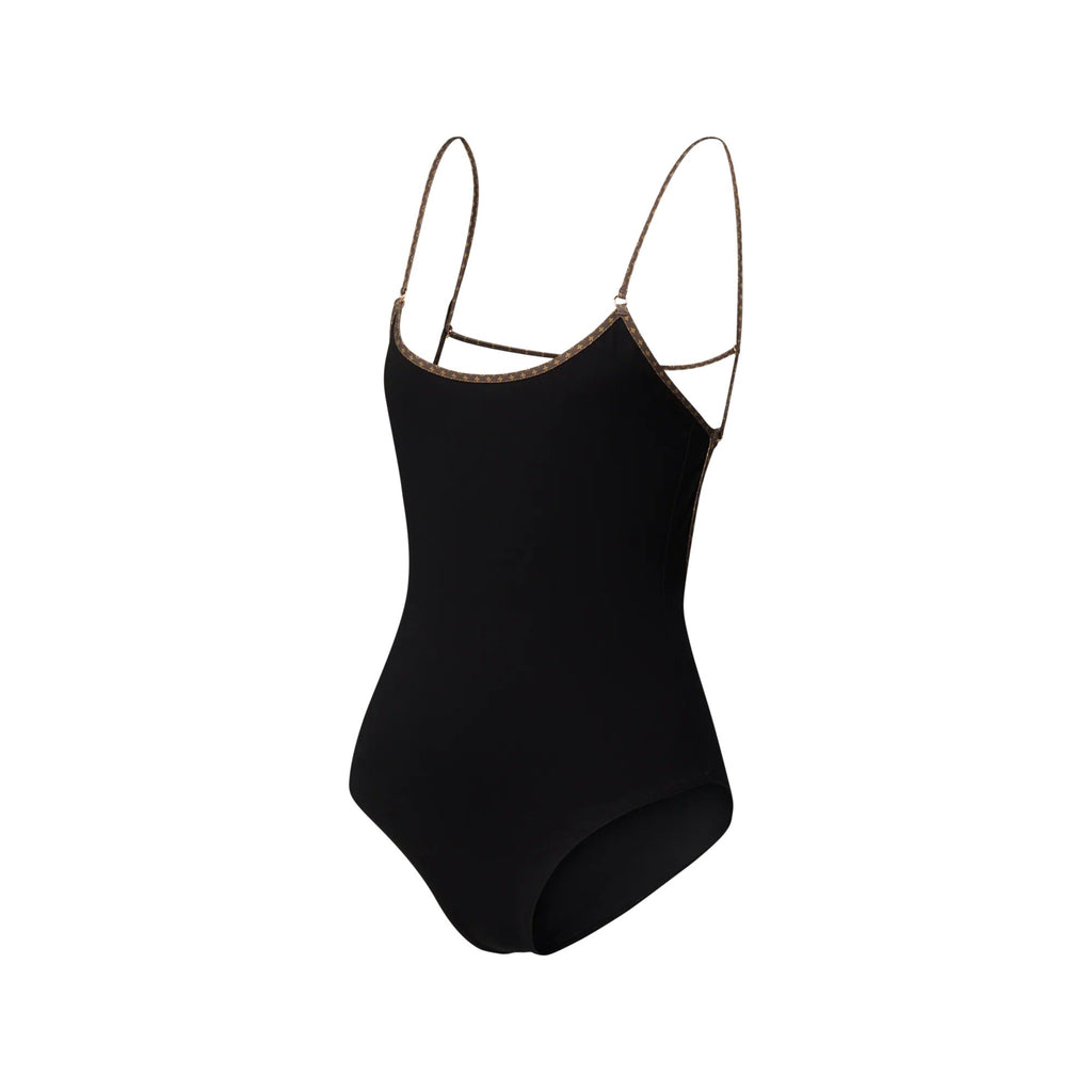 Monogram Accent Swimsuit