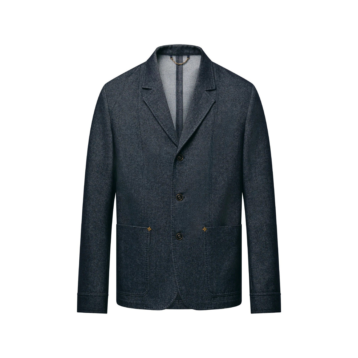 Cashmere Blend Denim Jacket
