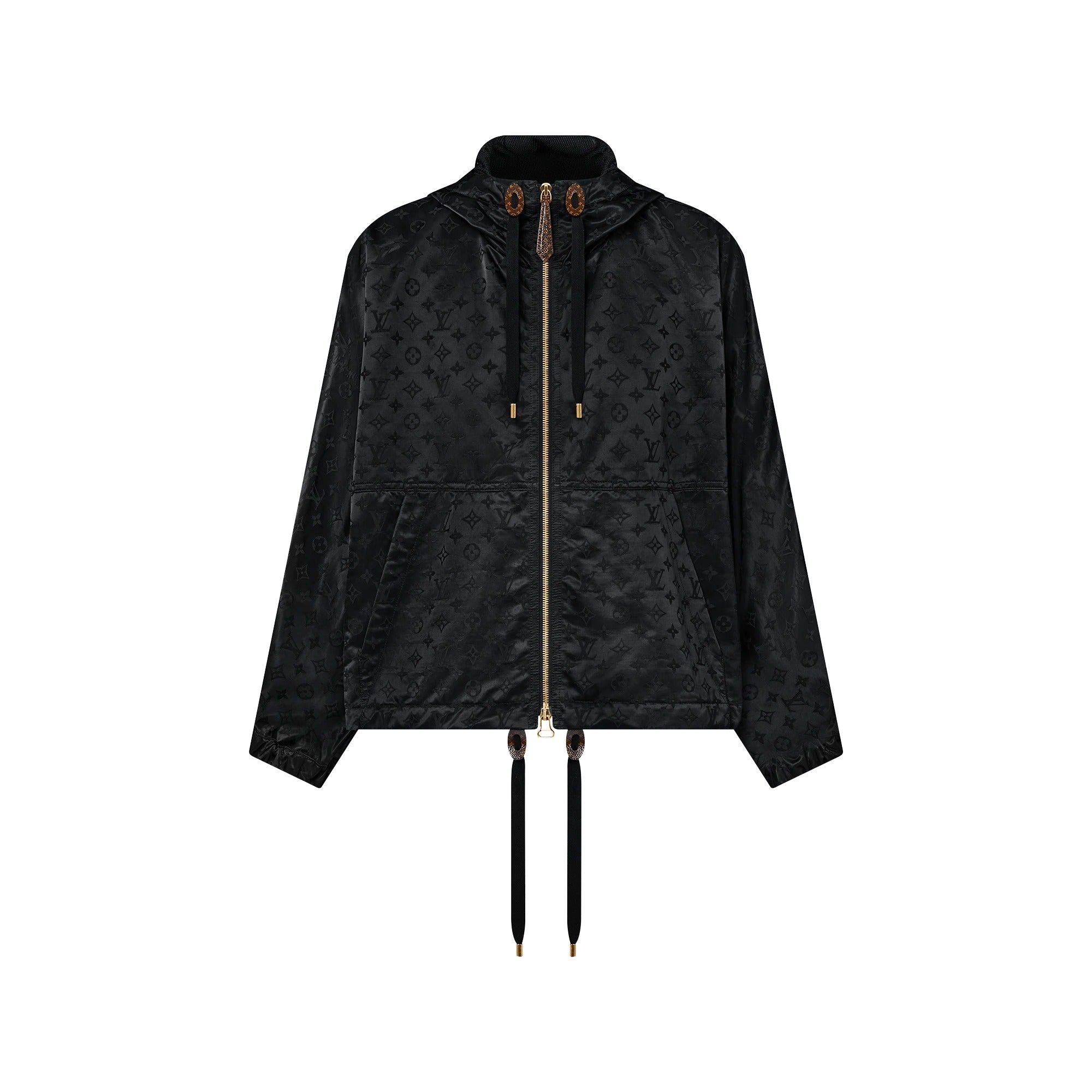 Shiny Monogram Short Parka