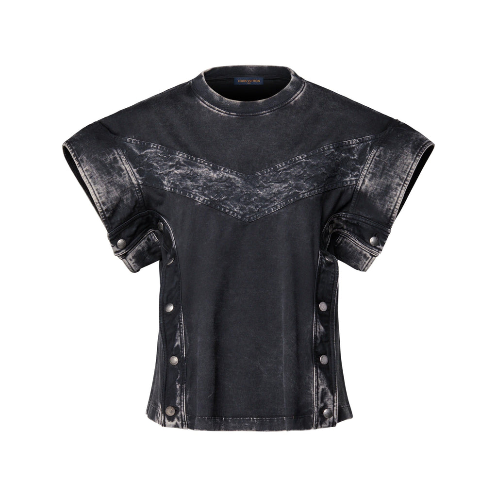 Denim Patchwork T-Shirt