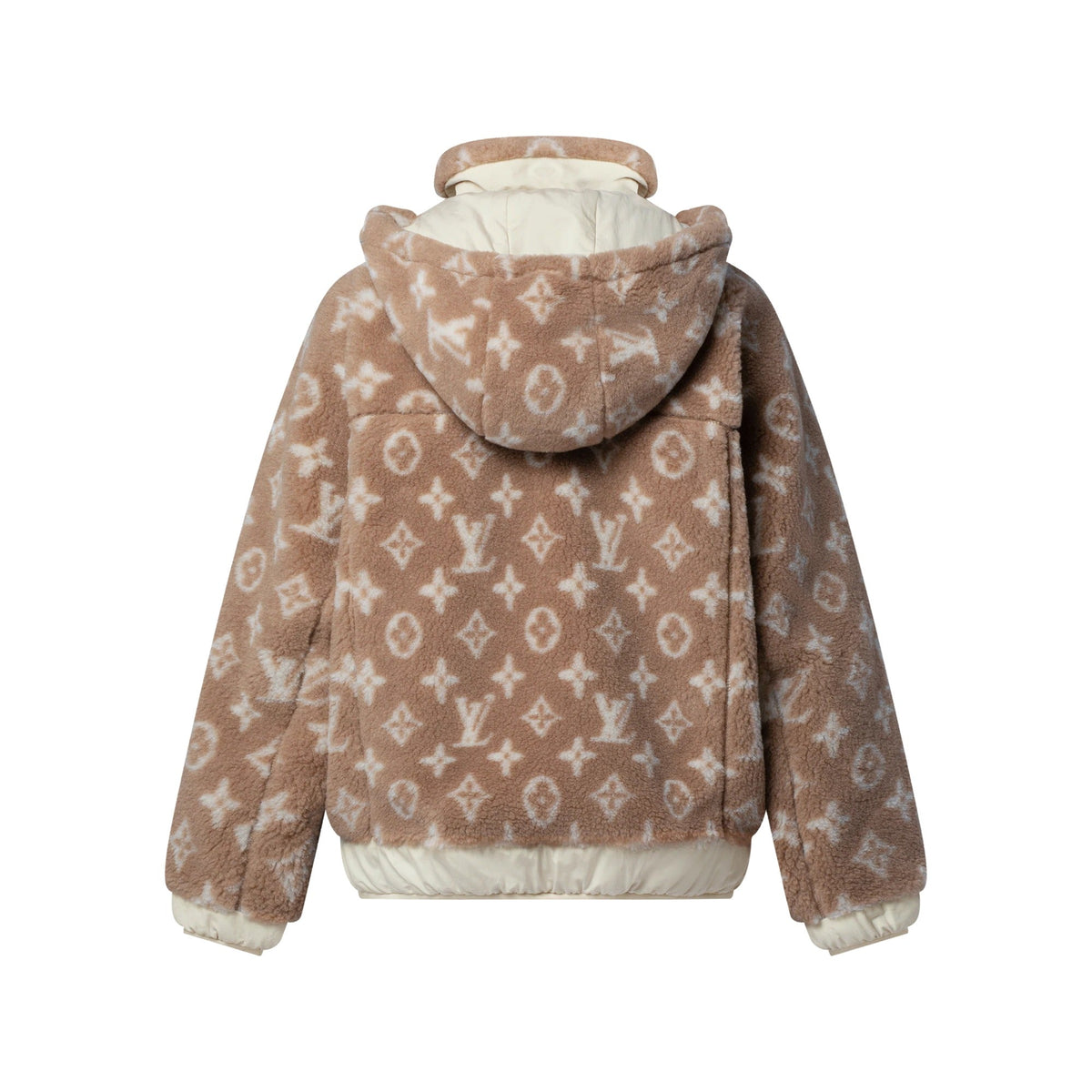 Monogram Fleece Hooded Jacket