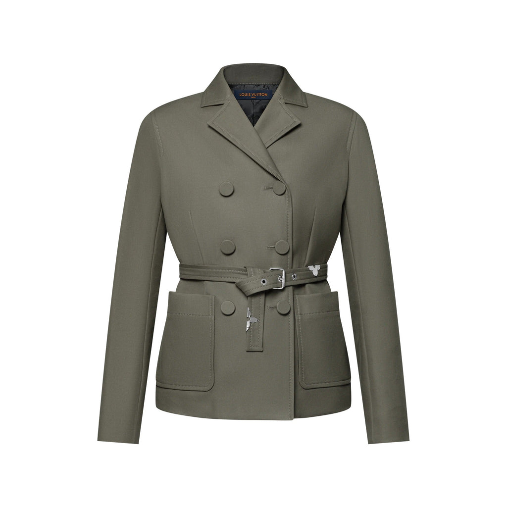 Belted Double-Breasted Jacket