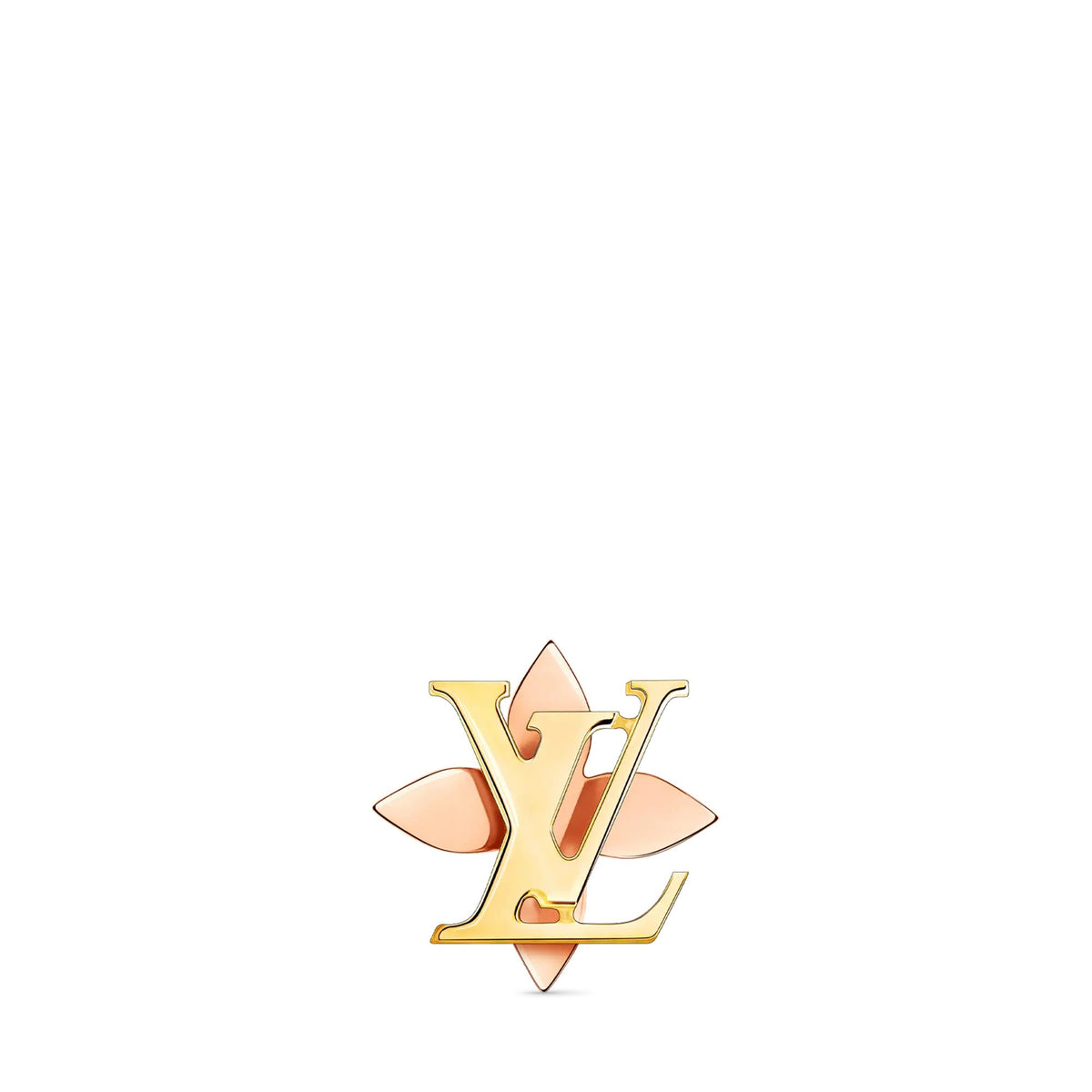 Idylle Blossom Reversible Stud, Pink And Yellow Gold And Diamond - Per Unit