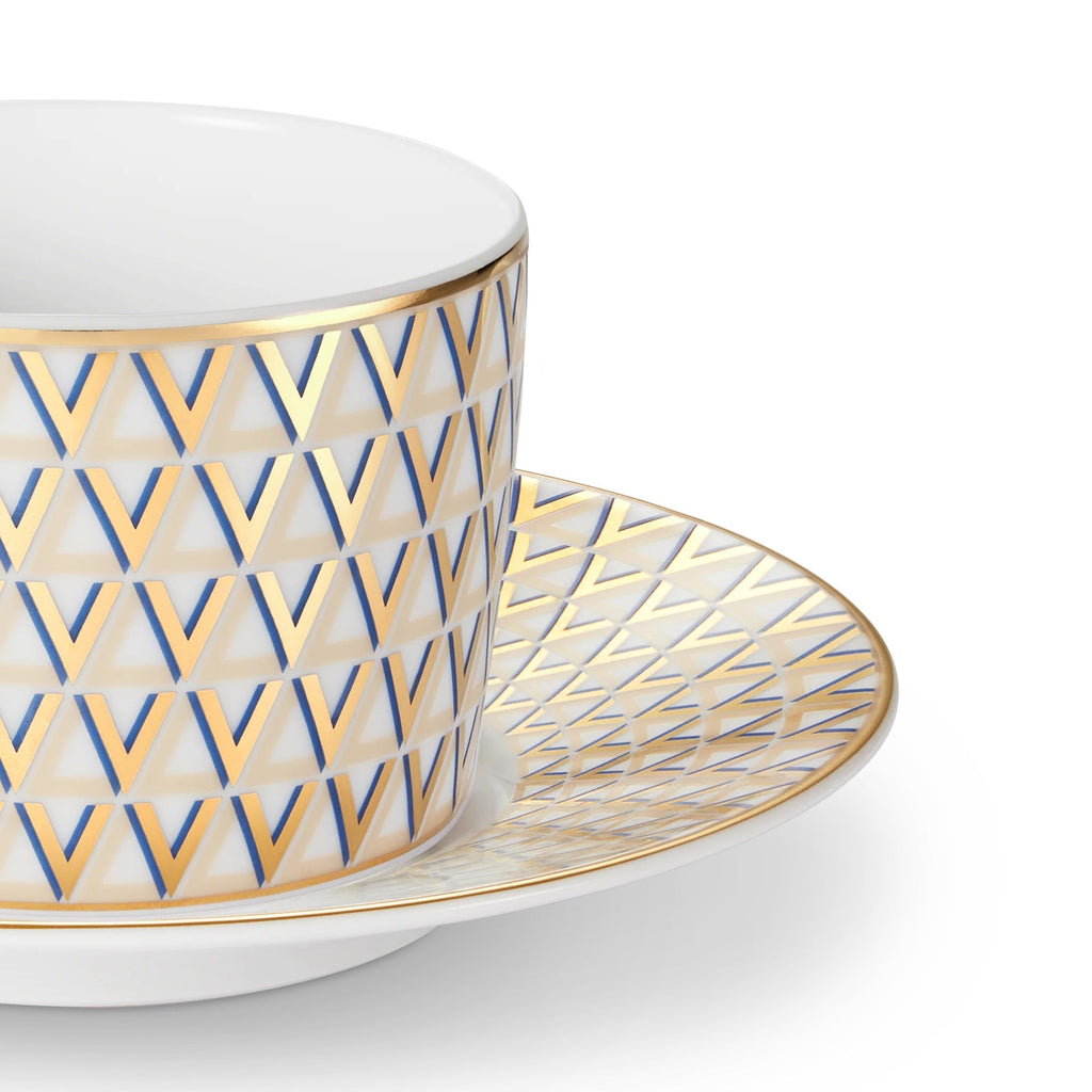 Splendor Set of 2 Teacups and Saucers