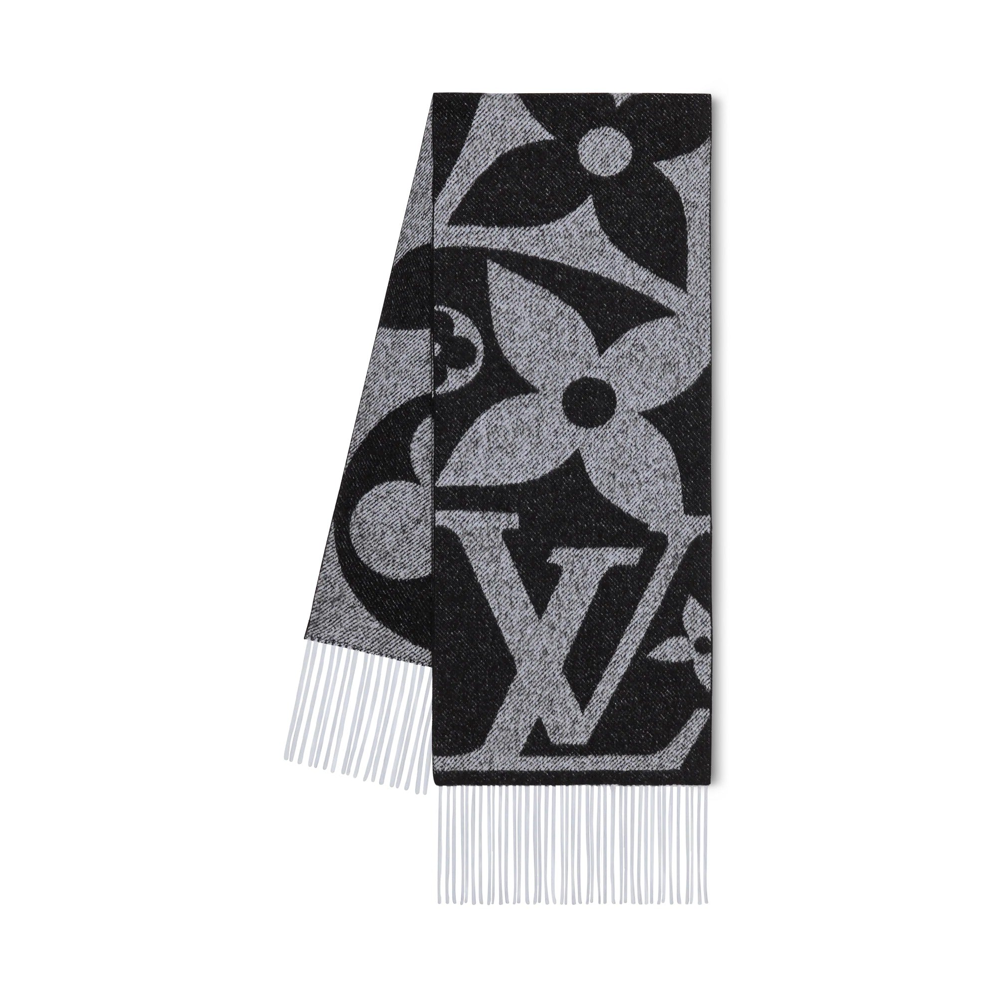 Snowy Kaleidoscope Scarf