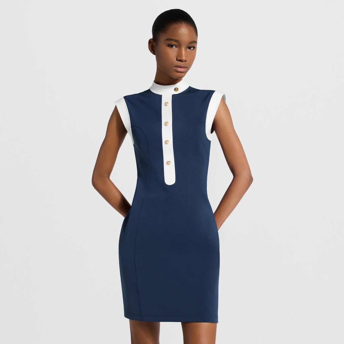 Technical Jersey Sailor Dress
