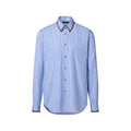 Bead-Embroidered Long-Sleeved Striped Shirt
