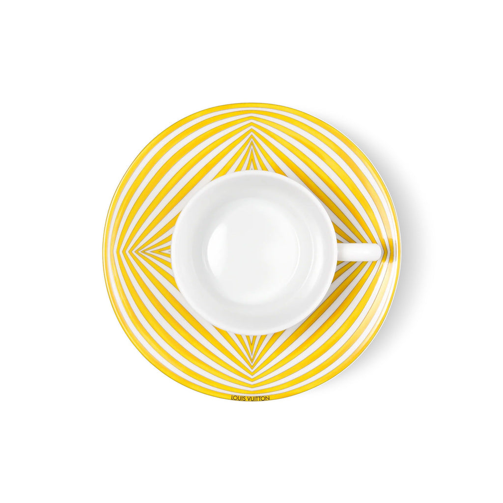 Dolce Vita Set Of 2 Coffee Cups And Saucers