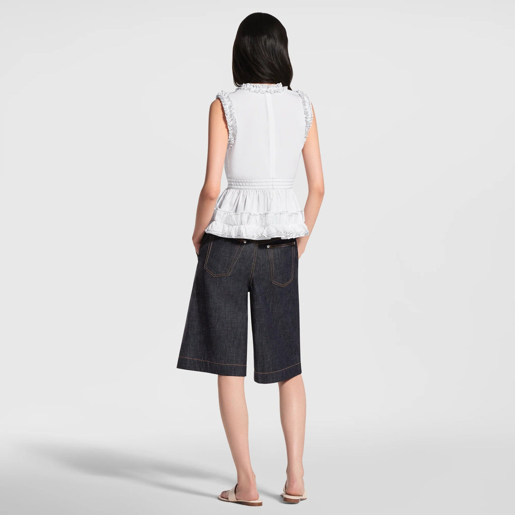 Ruffle Trim Top
