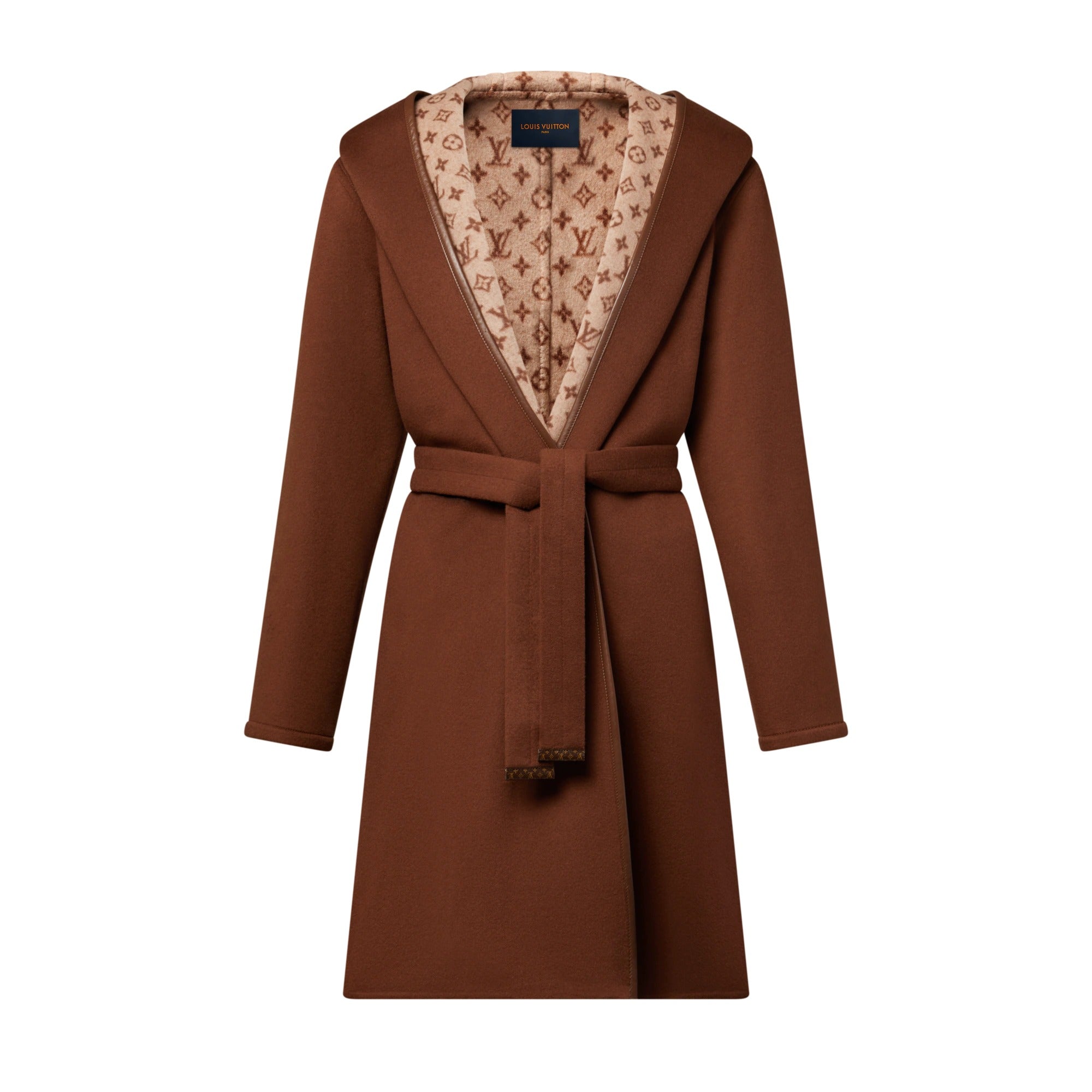 Signature Hooded Wrap Coat