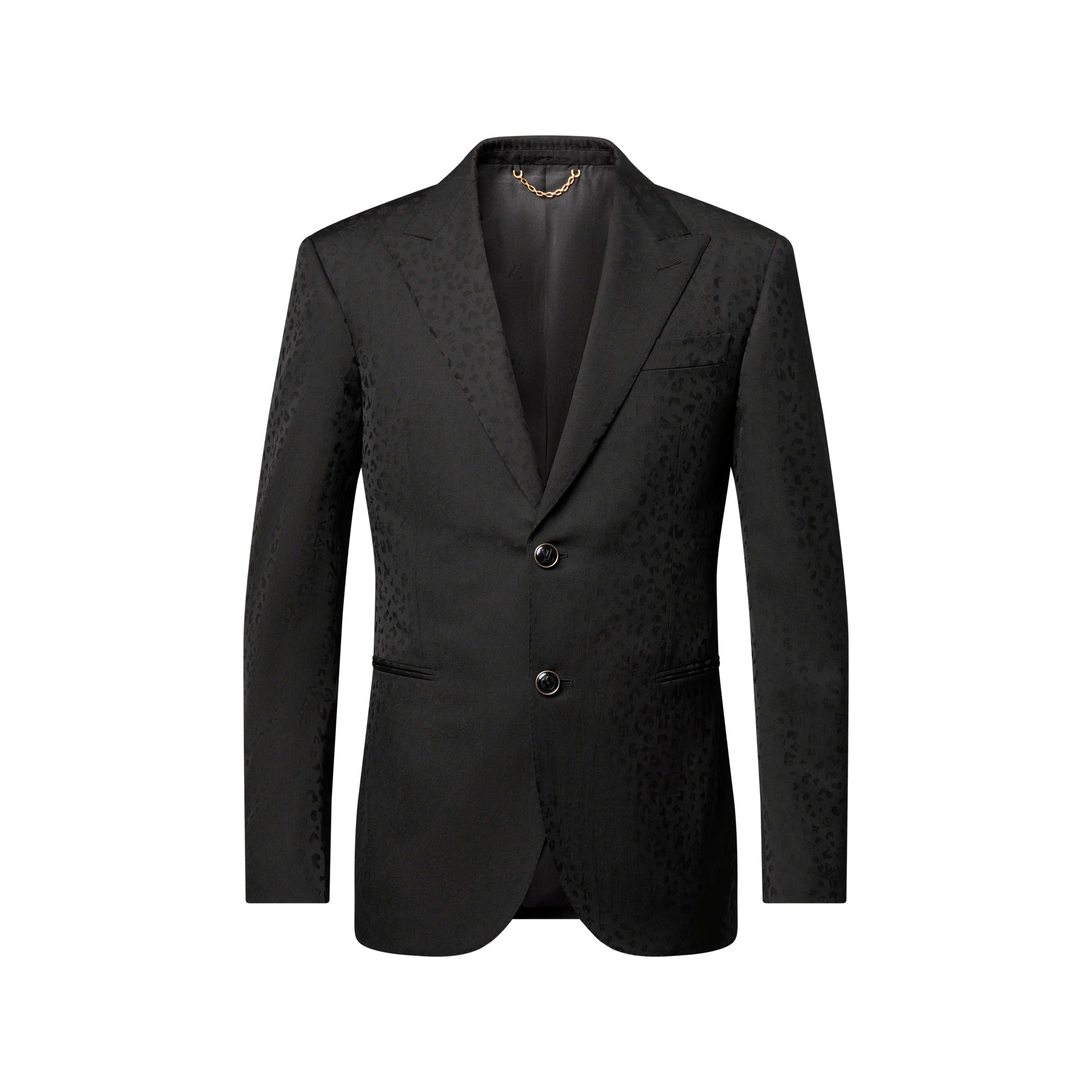 Satin Single-Breasted Pont Neuf Jacket
