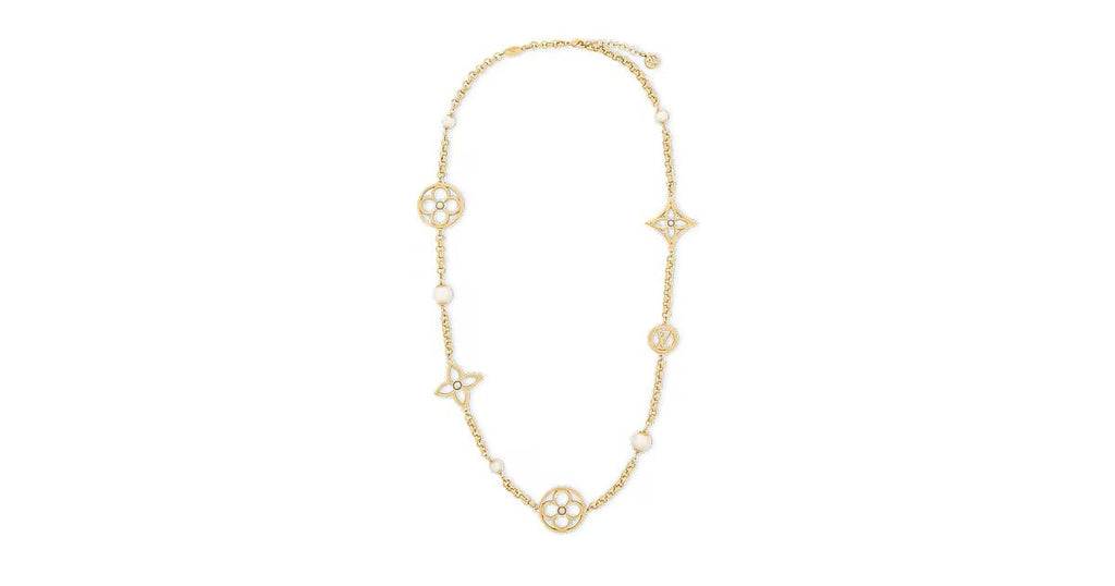 Pearly Flower Sautoir
