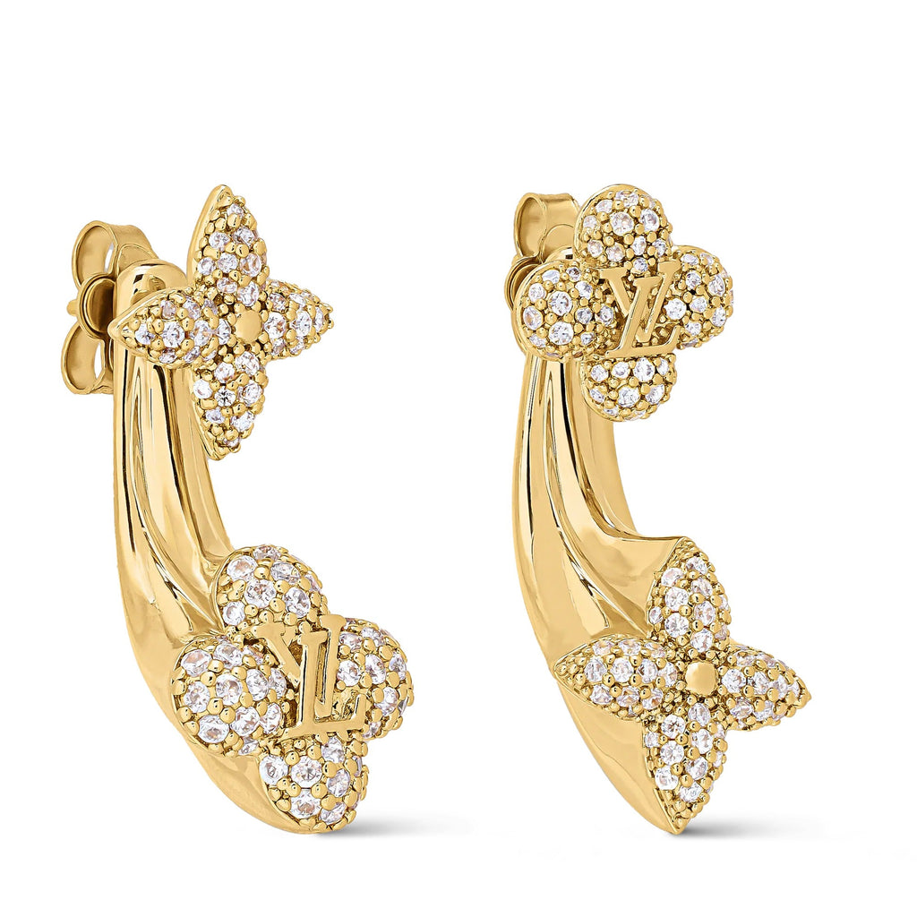 LV Flower Comet Earrings