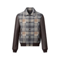 Leather Mix Varsity Jacket