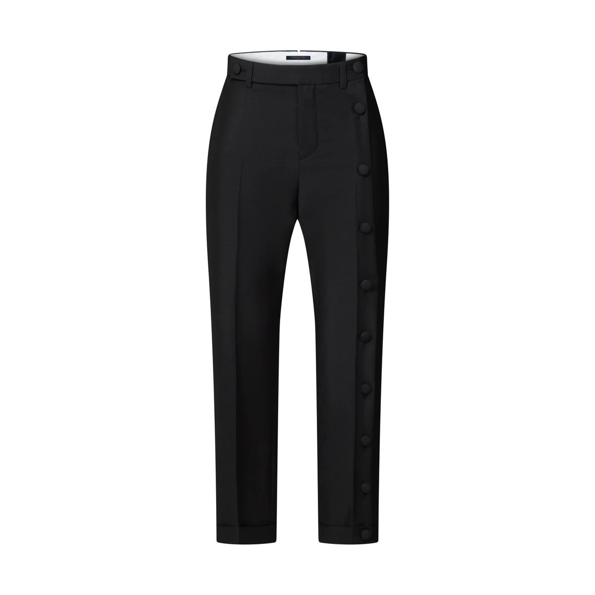 Button Leg Tailored Pants