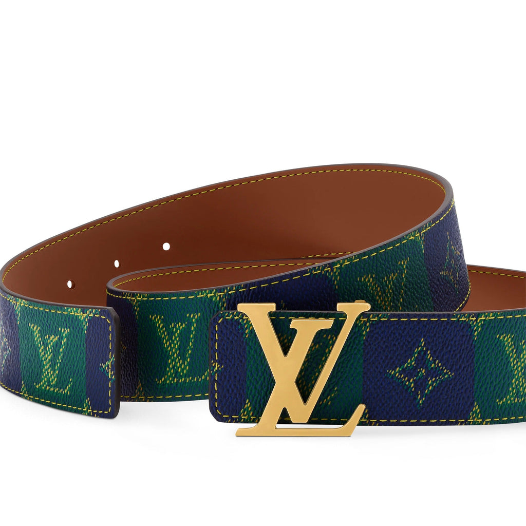 LV Initiales College Monogram Heritage 40mm Reversible Belt
