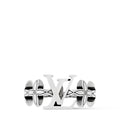 LV Flower Puffy Chain Ring