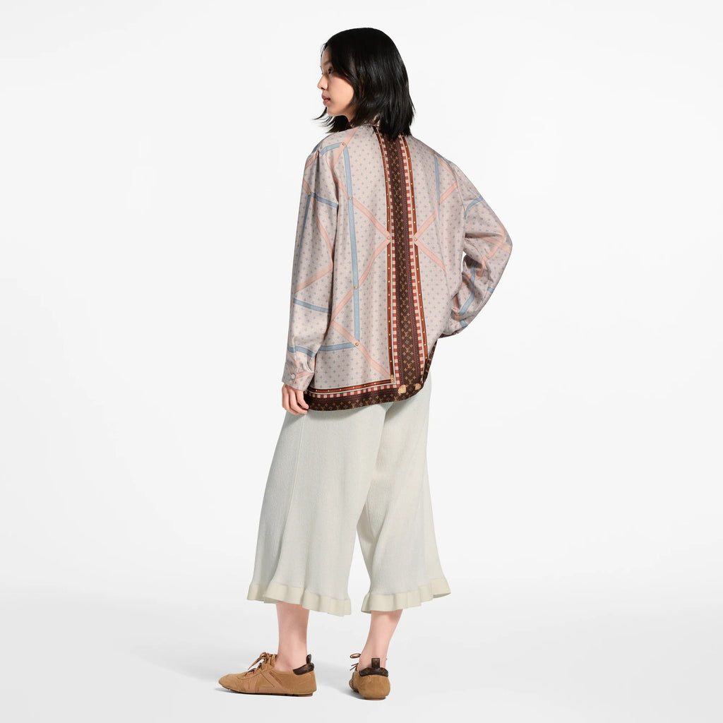Trunk Print Silk Shirt