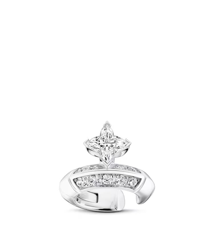 LV Diamonds Earcuff, LV Monogram Star cut