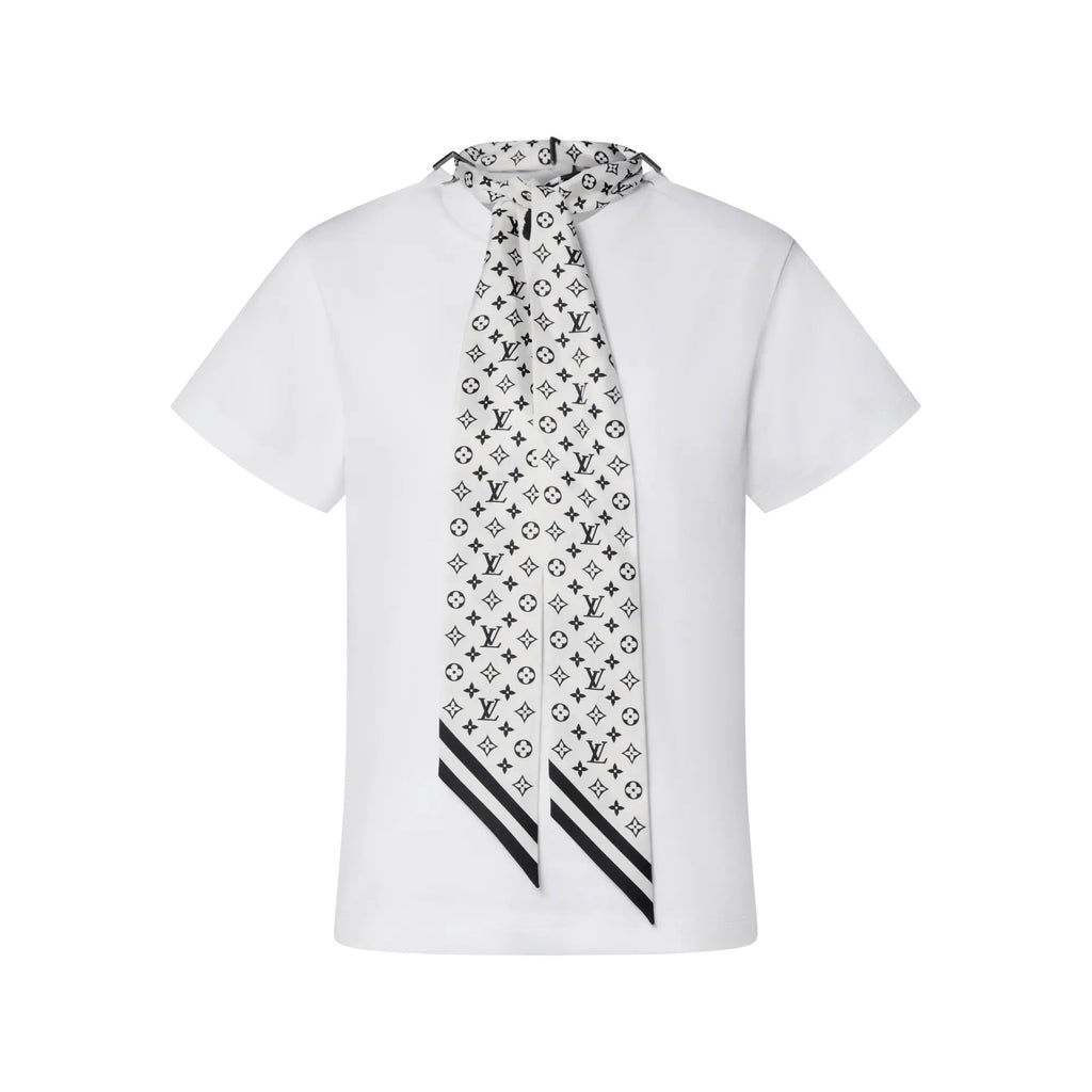 Signature Scarf Detail T-Shirt