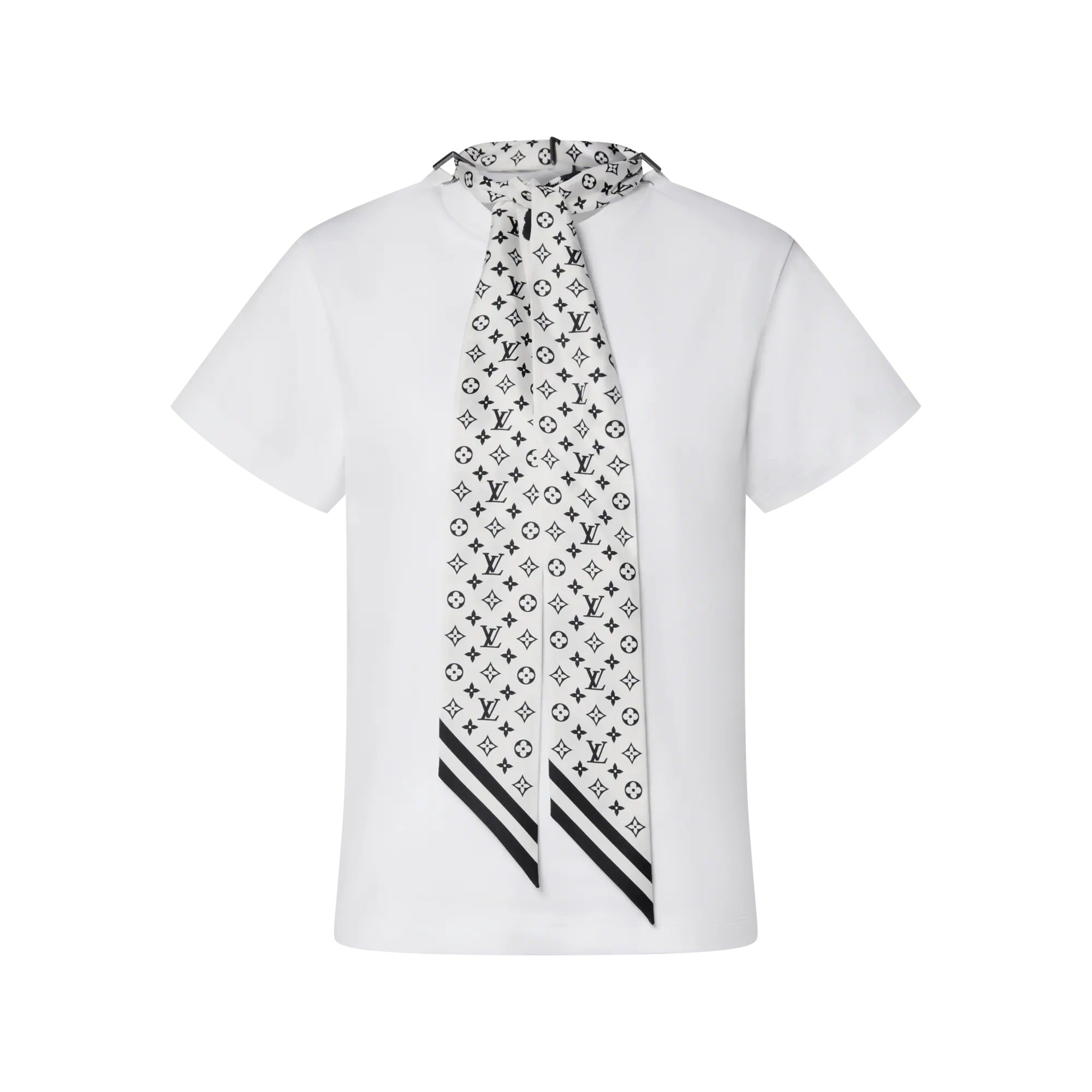 Signature Scarf Detail T-Shirt