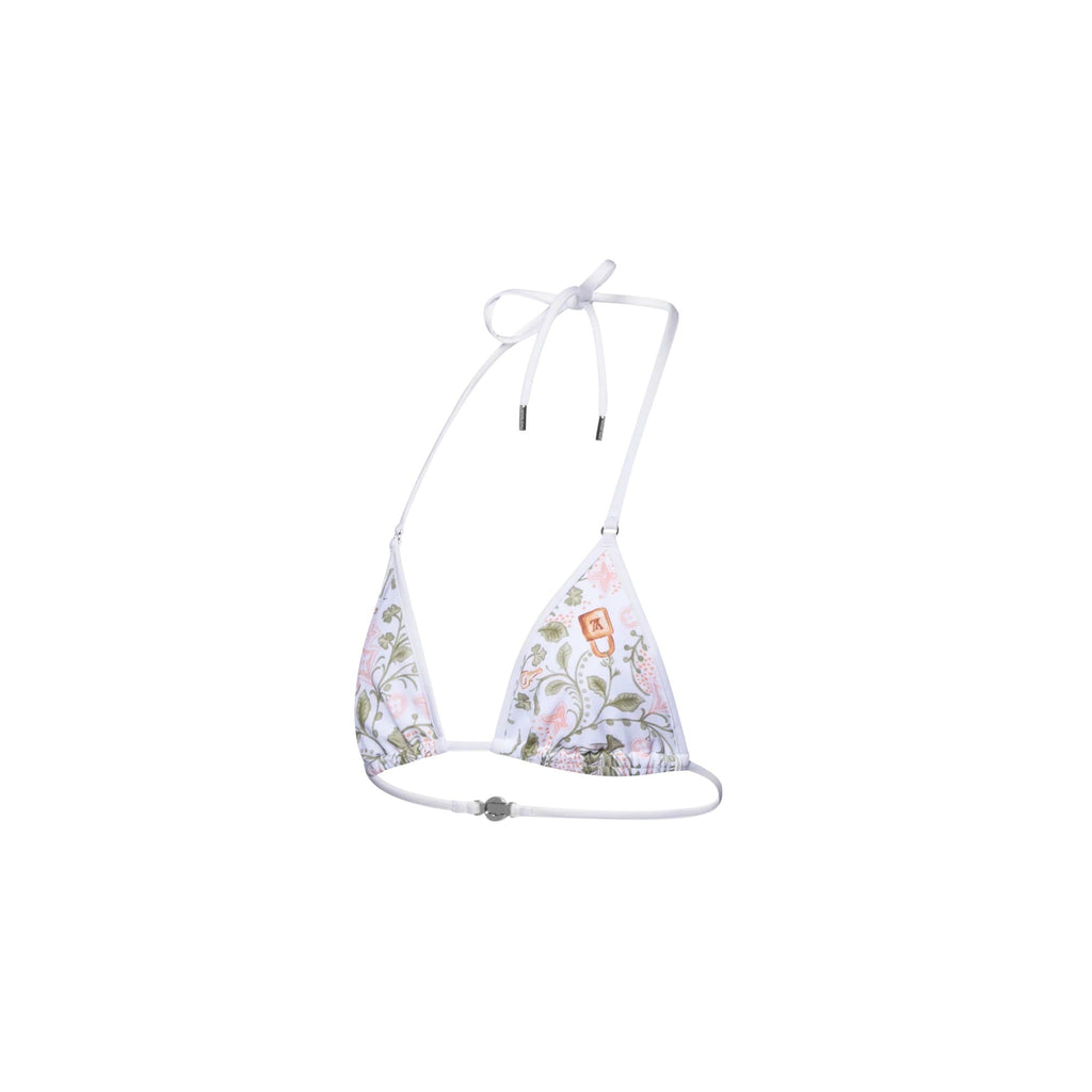 Flower Foulard Bikini Top