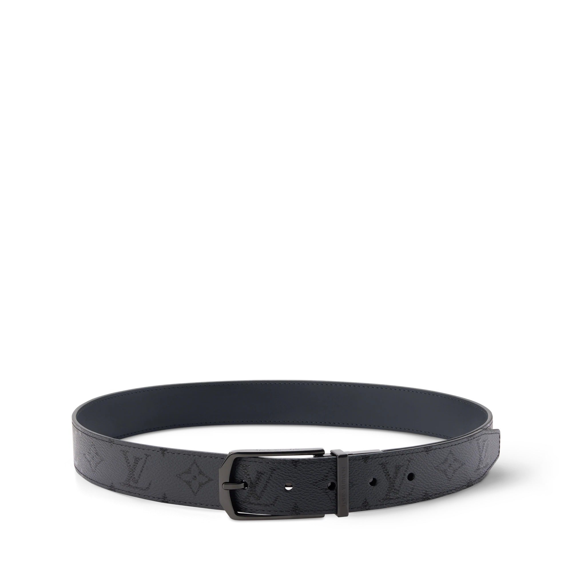 Slender Monogram Midnight 35mm Reversible Belt