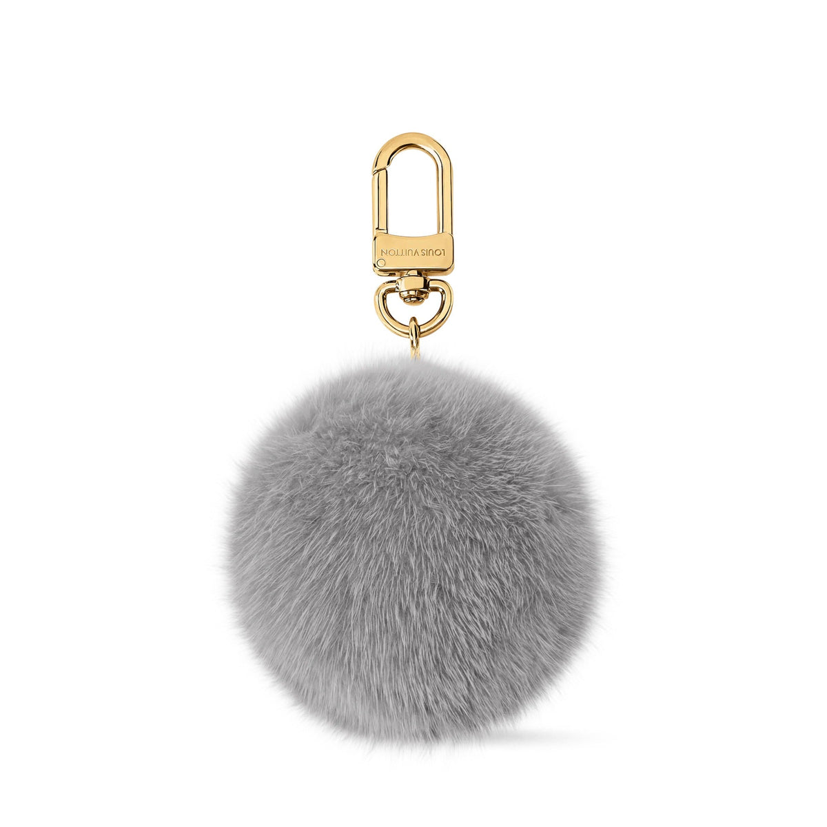 LV Cat Pompon Bag Charm