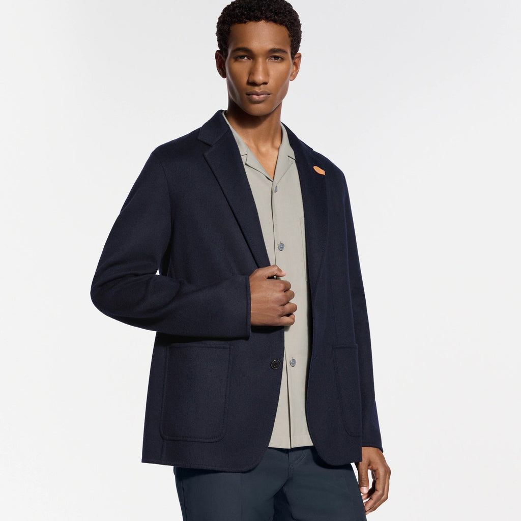 Double Face Wool-Cashmere Blazer