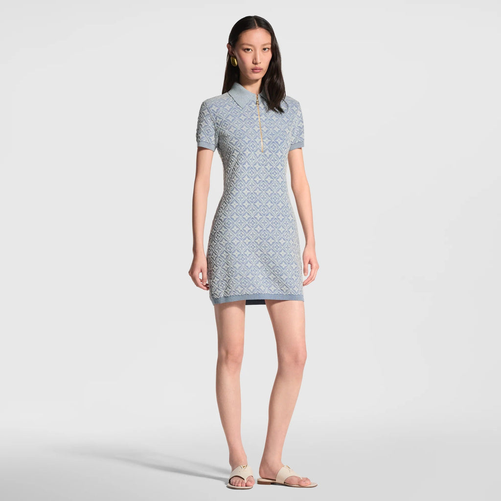 Monogram Toweling Polo Dress