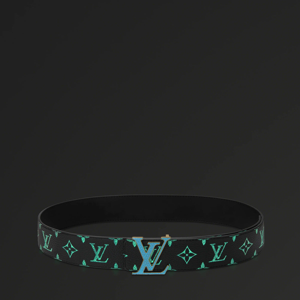 LV Initiales Monogram Firefly 40mm Reversible Belt