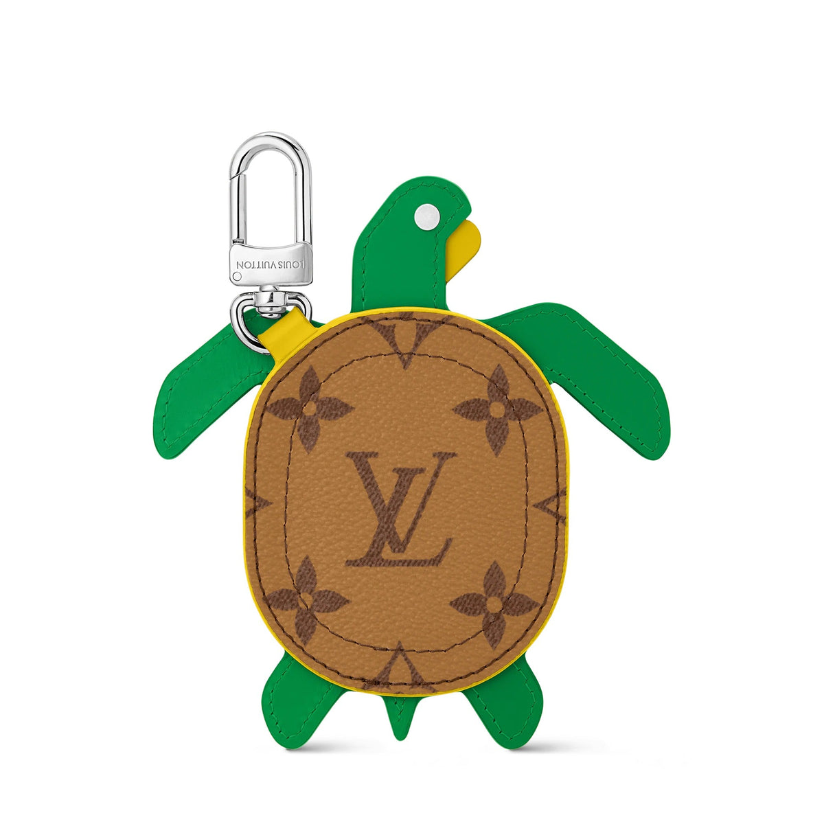 LV Turtle Pouch Bag Charm