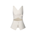 Cut-Out Waistcoat Top