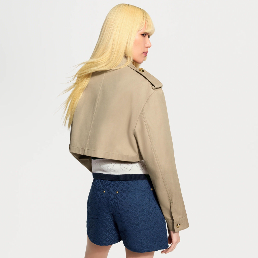 Cropped Epaulette Jacket