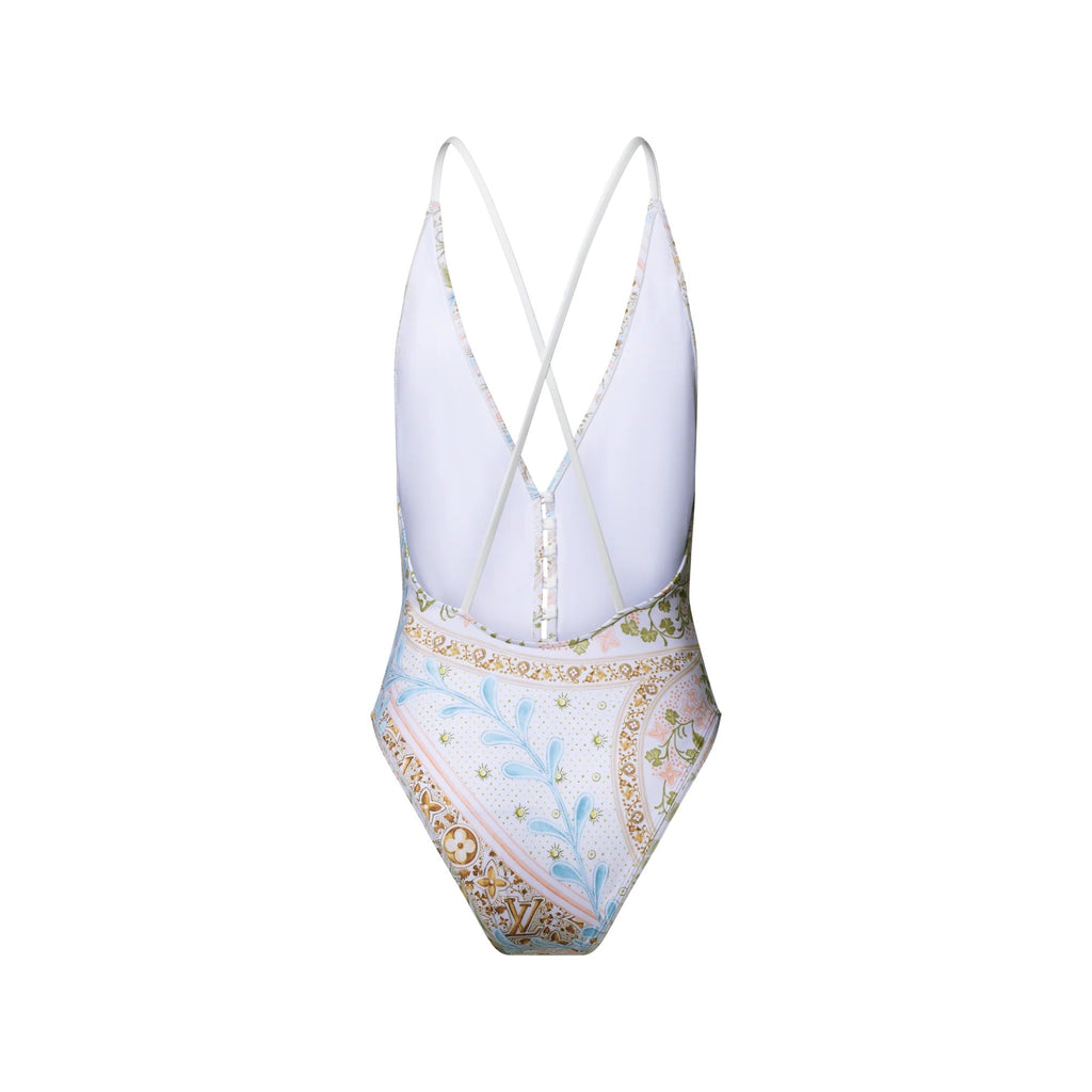 Flower Foulard Swimsuit