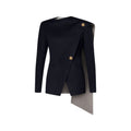 Asymmetrical Scarf Jacket