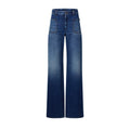 Flared Patch Pocket Jeans