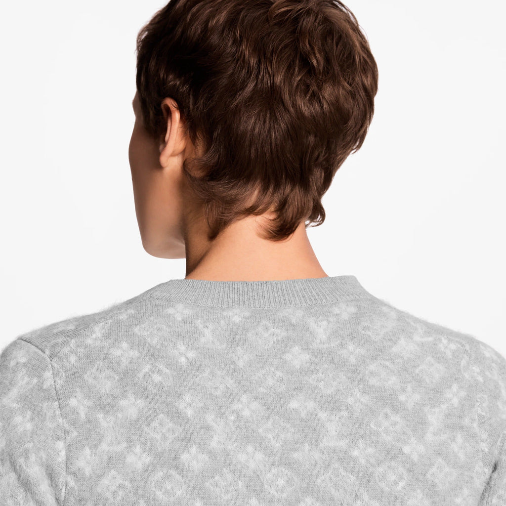 Monogram Brushed Knit Sweater