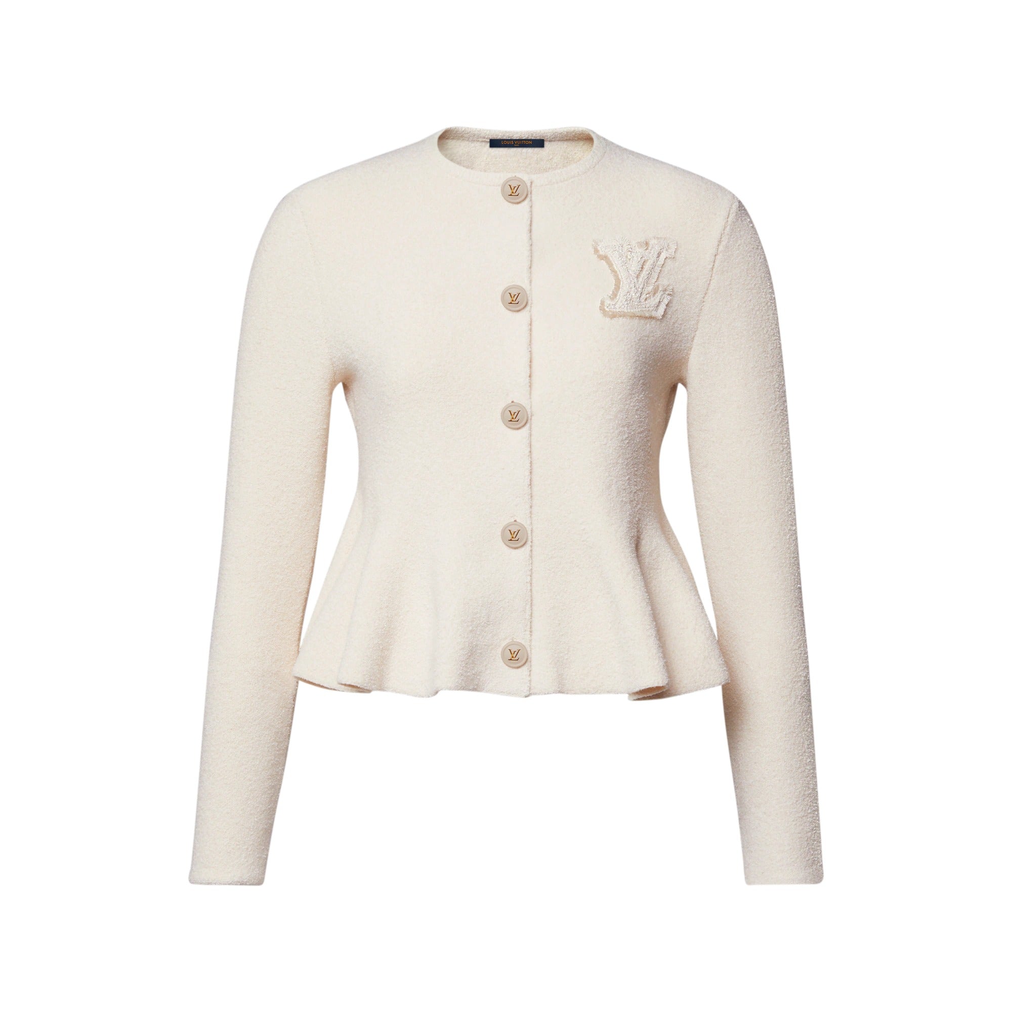 Flared Terry Cardigan
