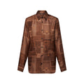 Trunk Print Silk Shirt