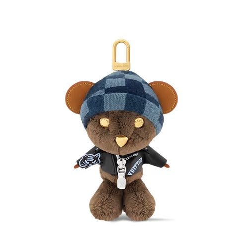 LV Louis Bear Bag Charm