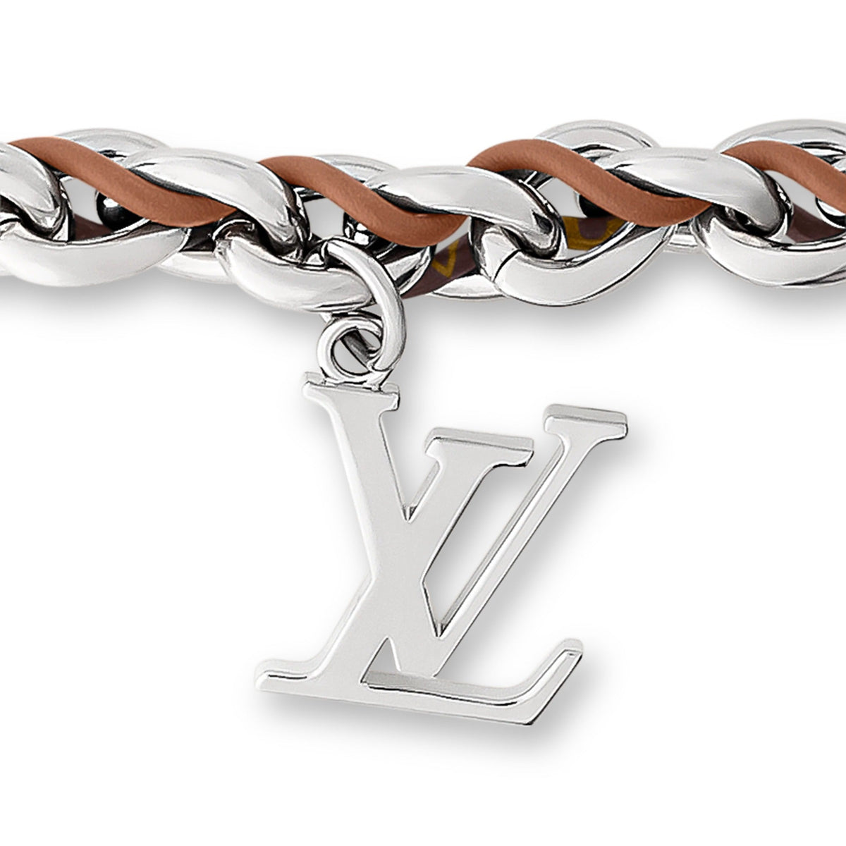 LV Braided Chain Belt