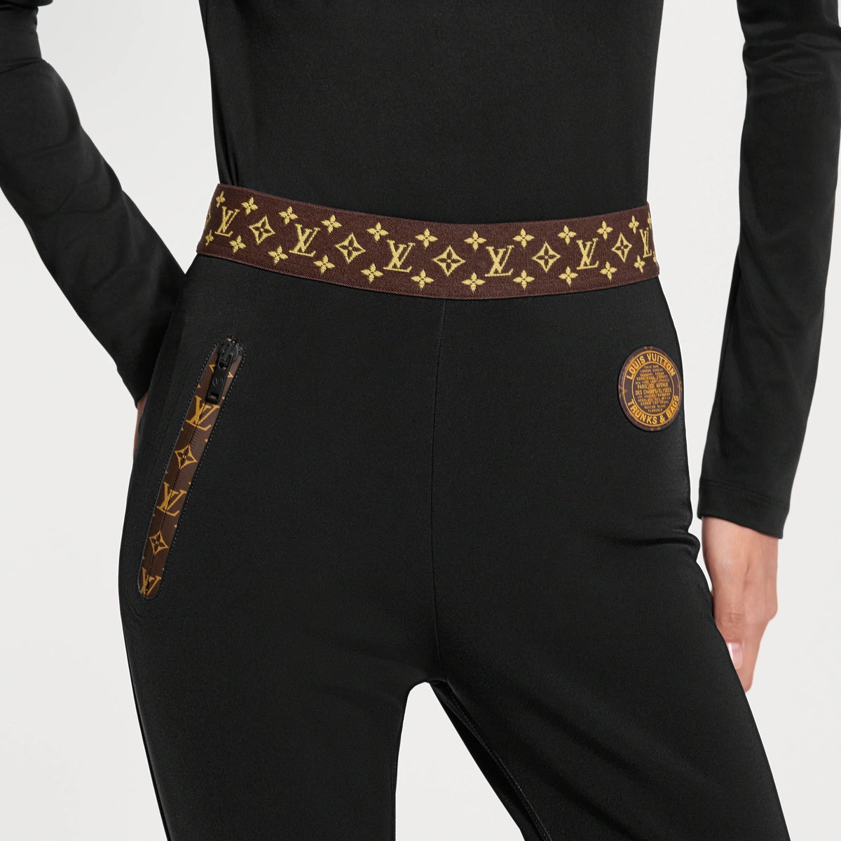 Monogram Accent Leggings