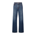 Monogram Washed Denim Skate Pants