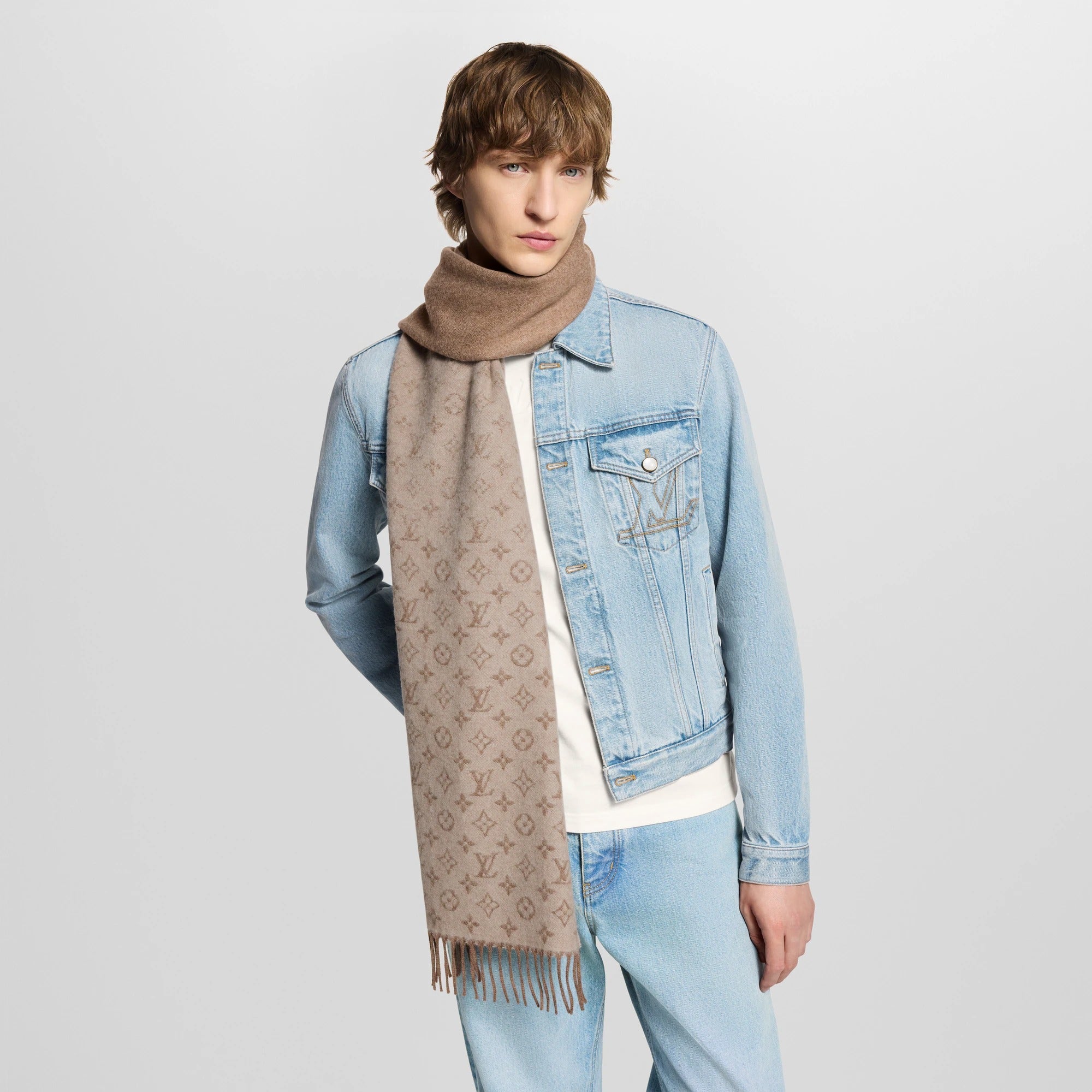 Monogram Gradient Scarf
