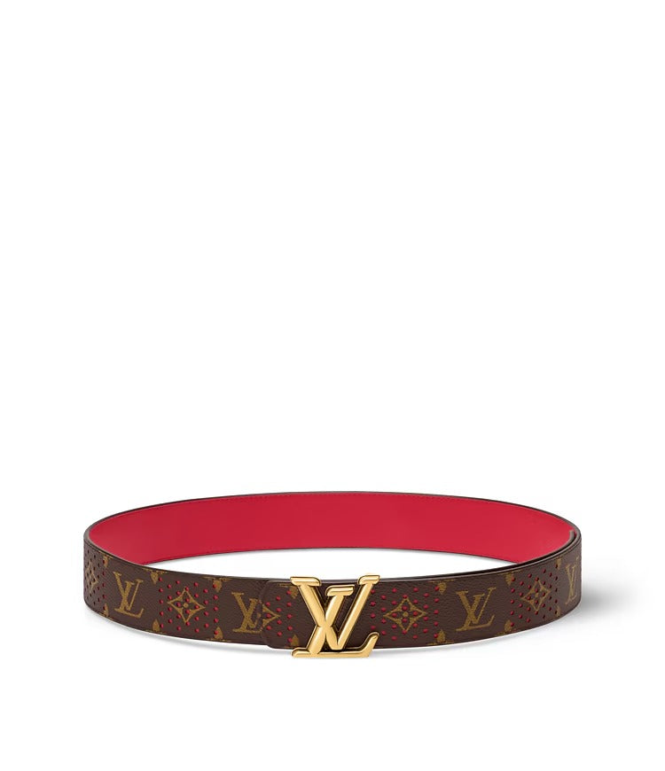 LV Dimension Monogram Grid 40mm Reversible Belt