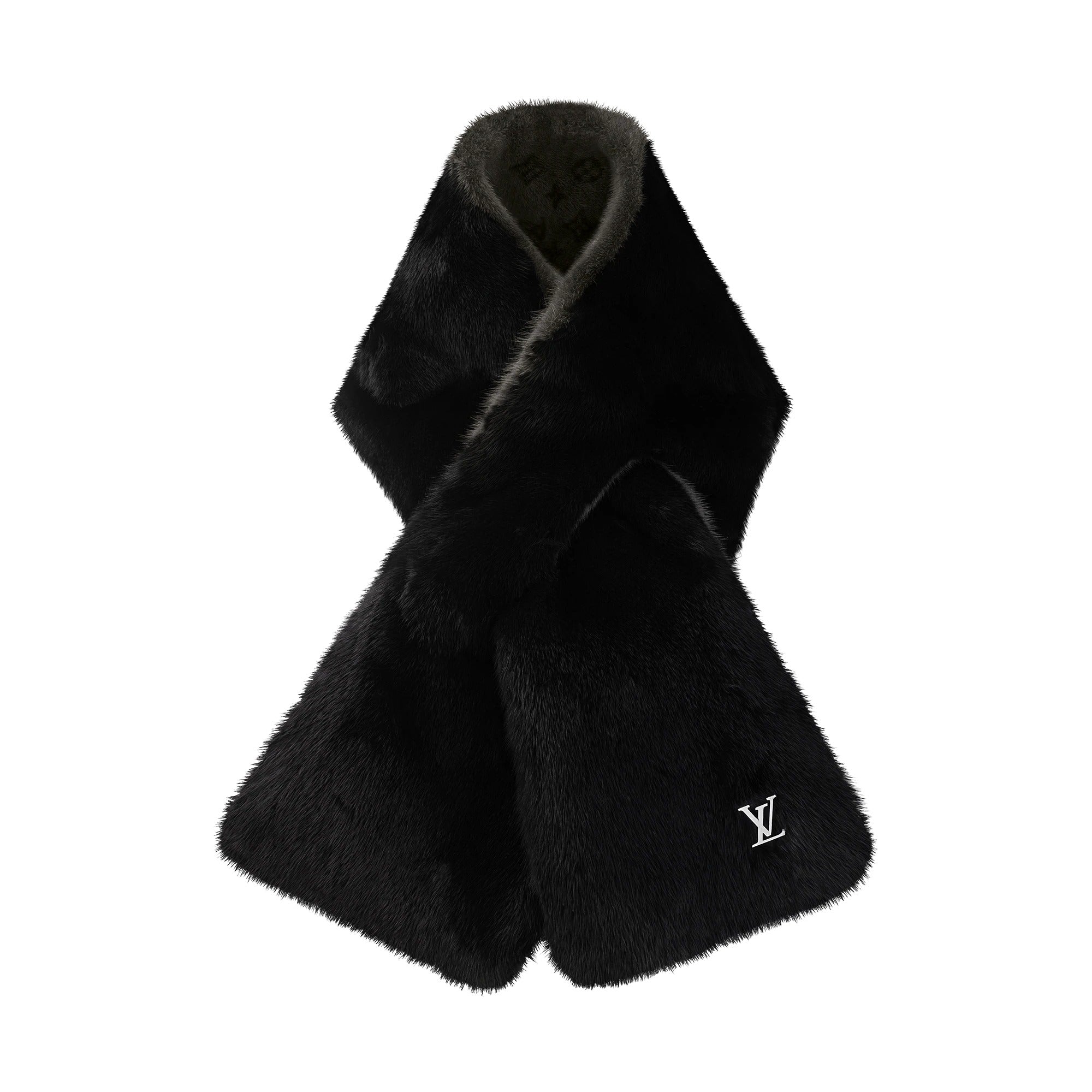 Monogram Reverso Fur Scarf