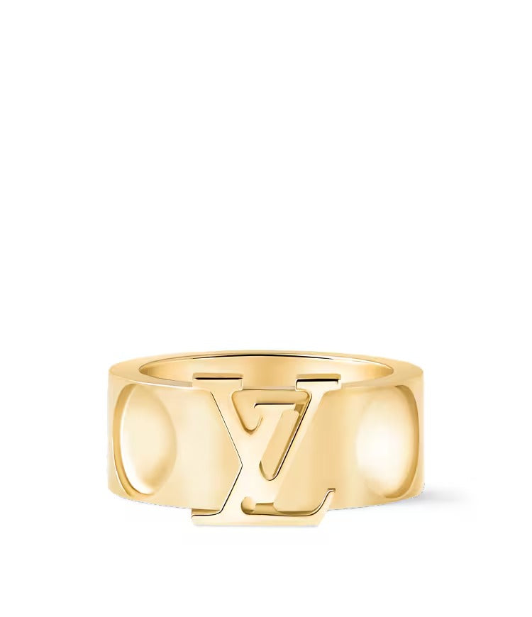 Empreinte Large Ring, Yellow Gold
